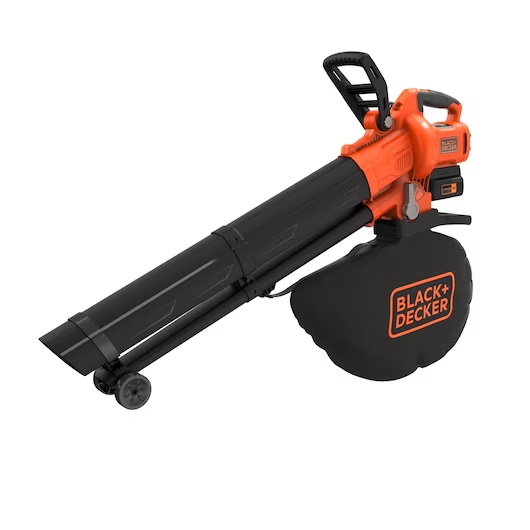 Batteridriven lövblås/sug Black & Decker BCBLV3625L1-QW; 36 V; 1x2,5 Ah batt.