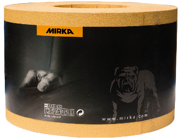 Sandpappersrulle Mirka 2851100112; 115 mm; 50 m; P120