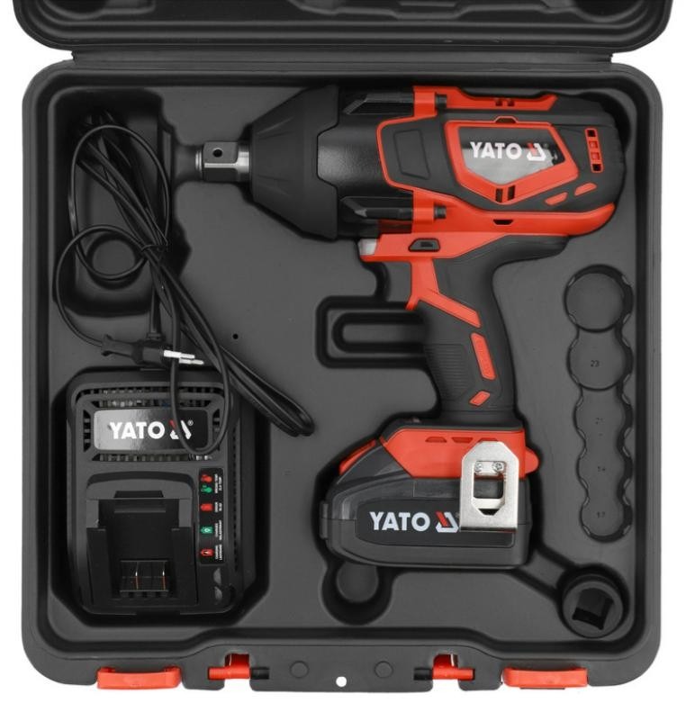 Slagmutterdragare Yato YT-828075; 18 V; 1x4,0 Ah batt.