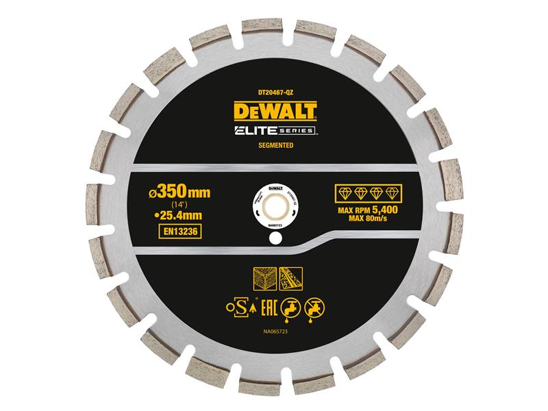 Diamantkapskiva DeWalt DT20467-QZ; 350 mm