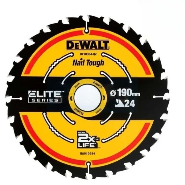Sågklinga för trä DeWalt DT10402-QZ; 190x30 mm; 24T