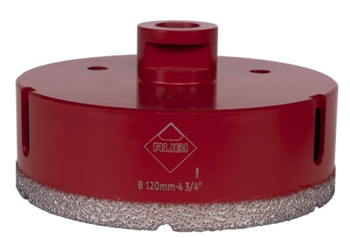 Diamantkrona för torrborrning Rubi 57908; 120 mm