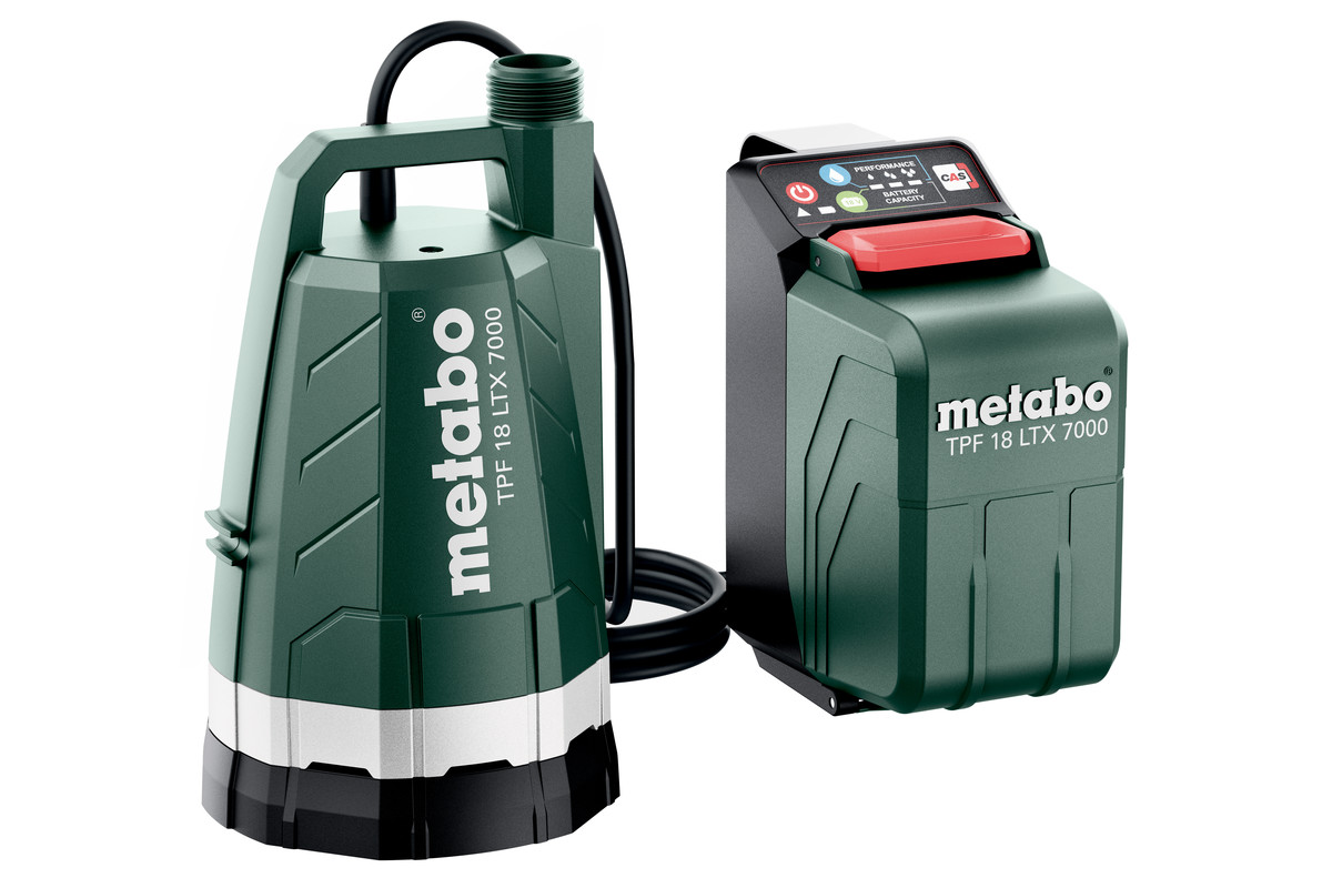 Vattenpump Metabo TPF 18 LTX 7000; 18 V (utan batteri och laddare)