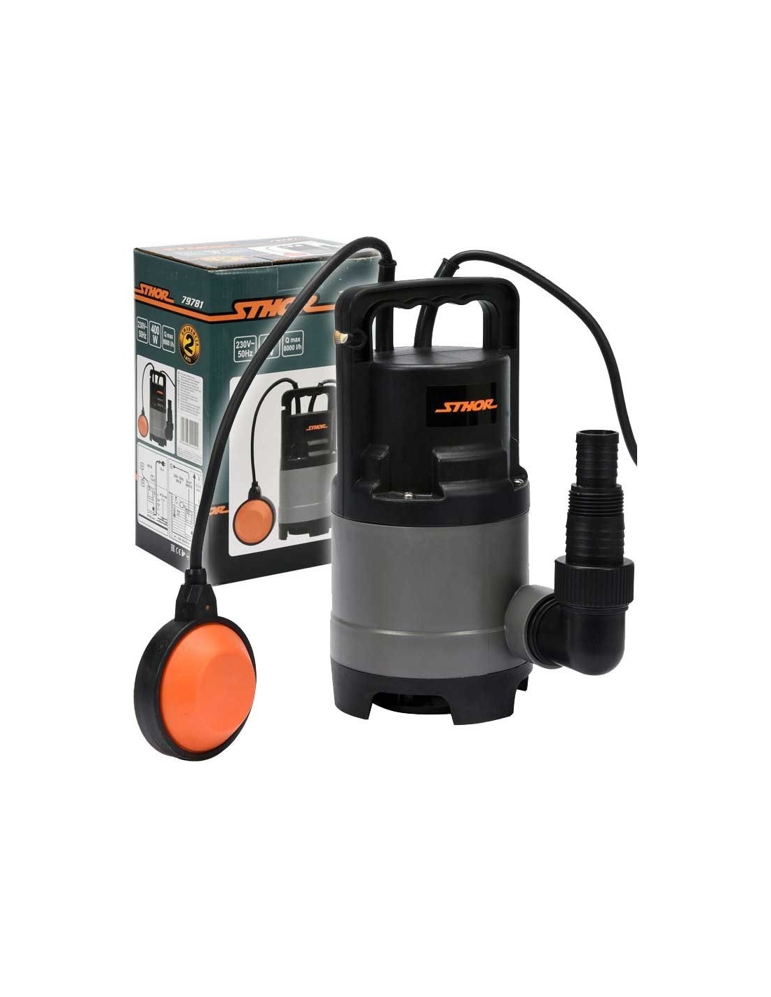 Smutsvattenpump Sthor 79781; 400 W