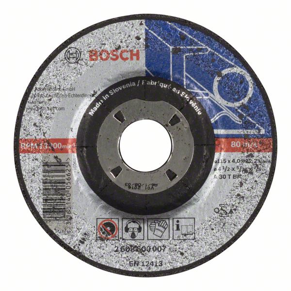 Slipskiva Bosch A 30 T BF; 115x4 mm