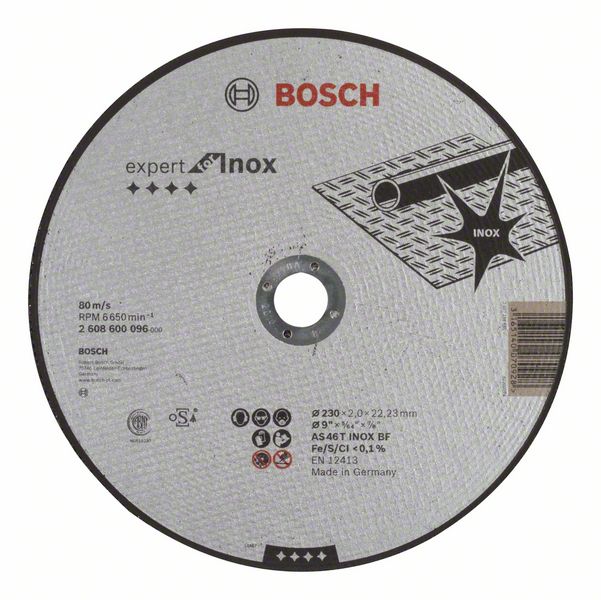 Kapskiva Bosch AS 46 T INOX BF; 230x2 mm