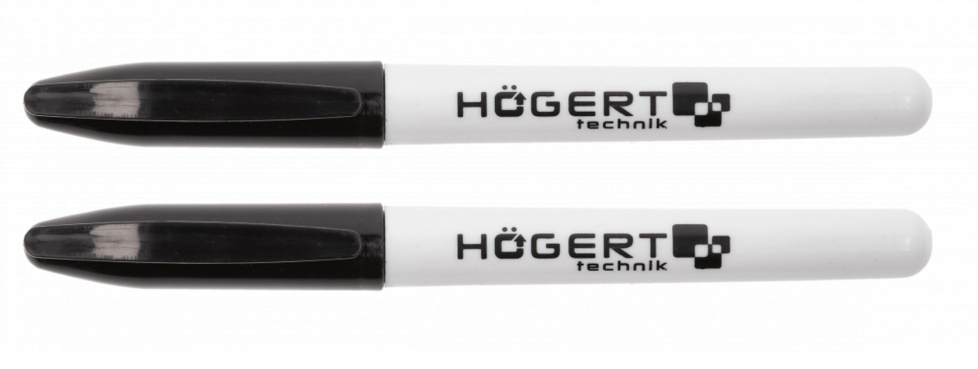 Märkpenna Hogert HT3B779; juodas; 2 st.