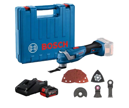 Flerfunktionsverktyg Bosch GOP 185-LI PROFESSIONAL; 18 V; 1x4,0 Ah batt.