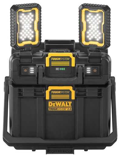 Låda för verktyg DeWalt DWST08061-1 + stavlampa
