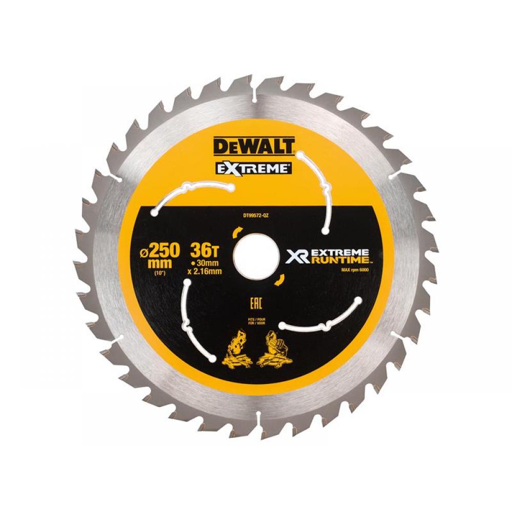 Sågklinga för trä DeWalt DT99572-QZ; 250x30 mm; Z36