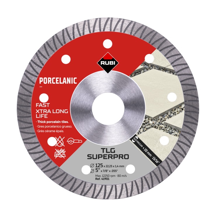 Diamantkapskiva Rubi TLG 125 EXT SUPERPRO; 125 mm