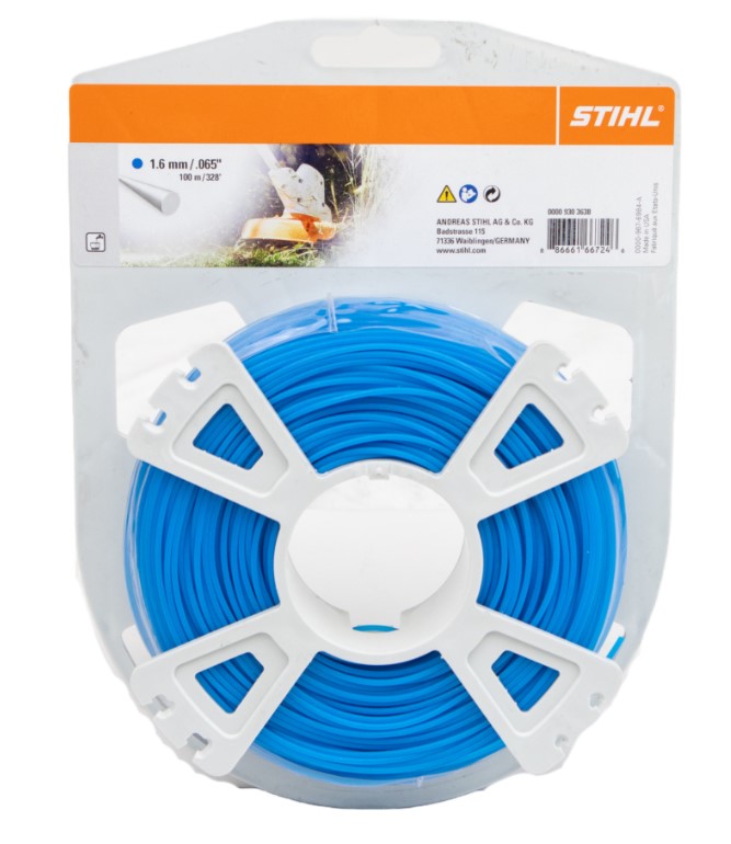 Trimmertråd Stihl 00009303638; 1,6 mm x 100 m