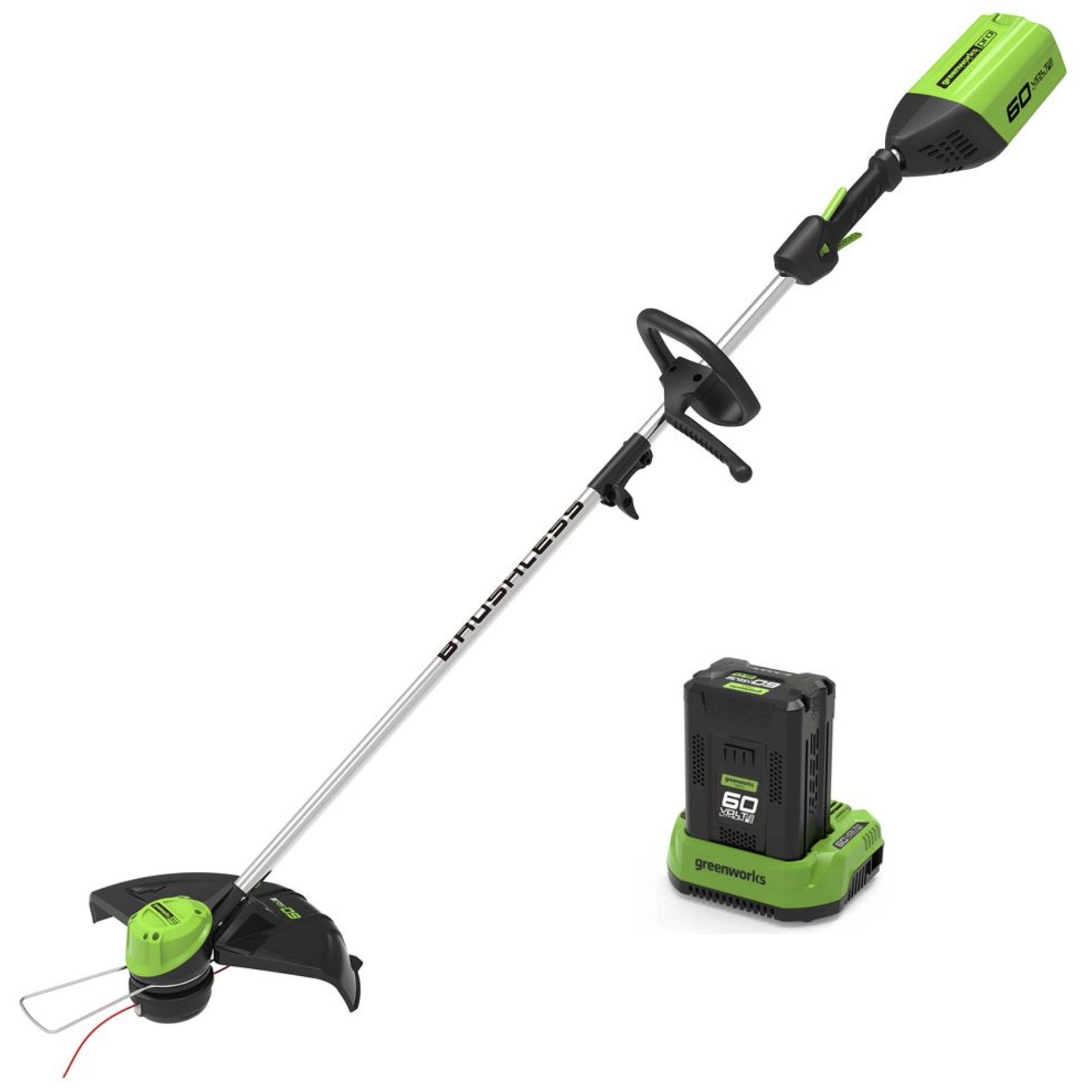 Trimmer Greenworks GD60LTK2; 60 V; 1x2,0 Ah batt.
