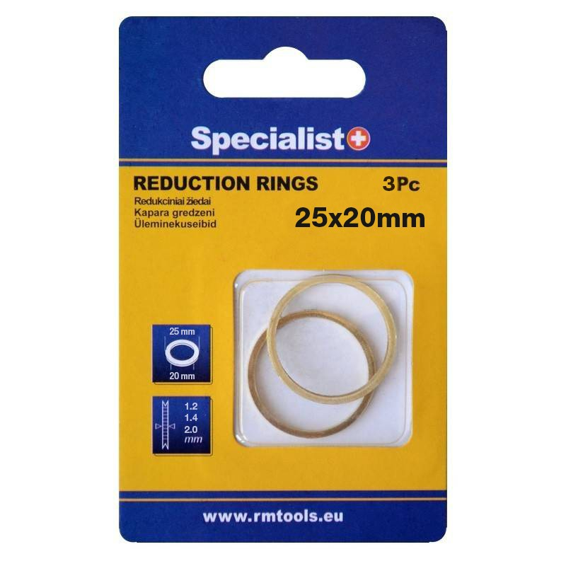 Reduktionsring Specialist 25,4x20x1,2/1,4/2; 3 st.