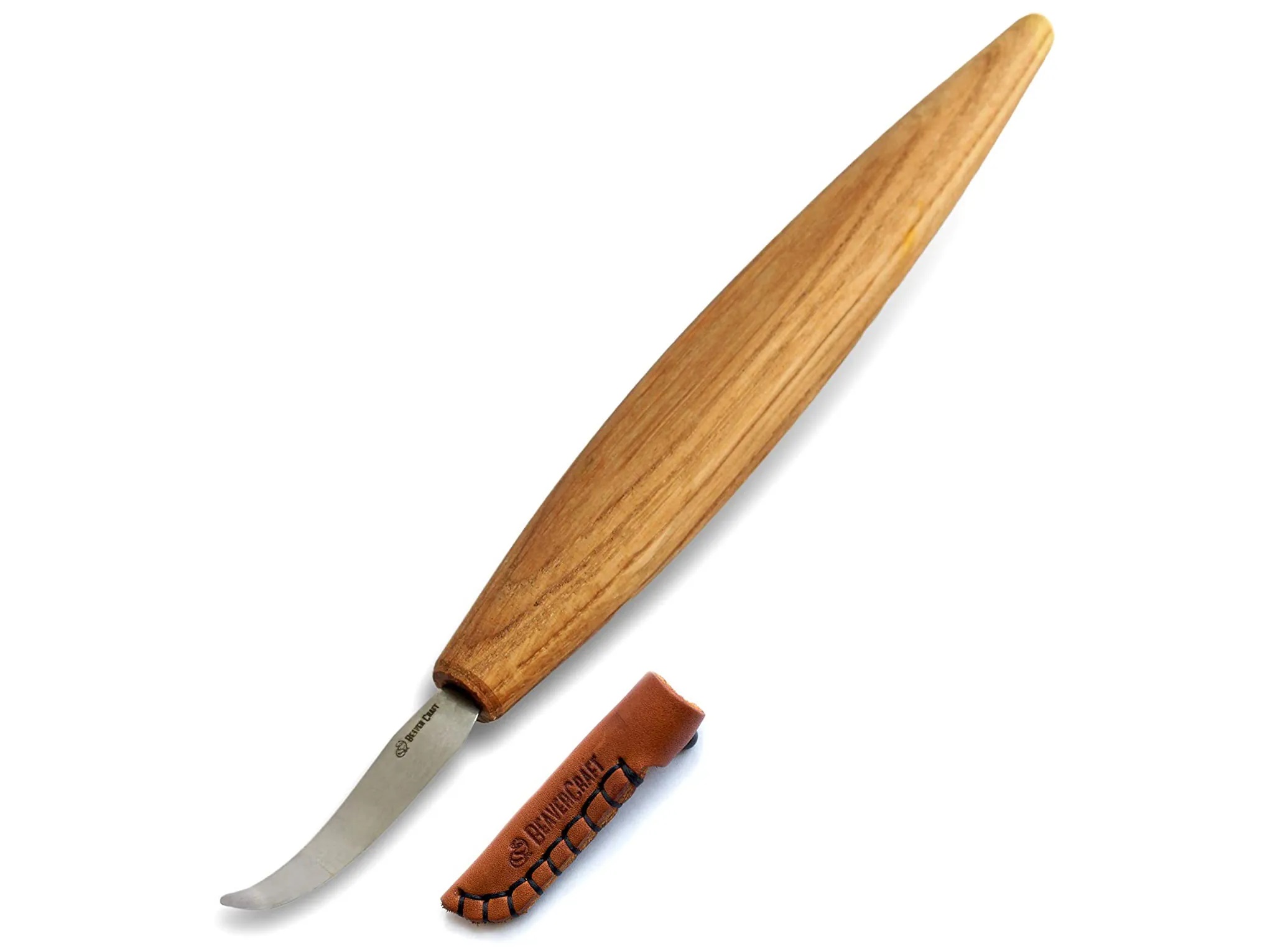 Kniv BeaverCraft SK4S; 60 mm; för träskedssnideri (högerhänt)