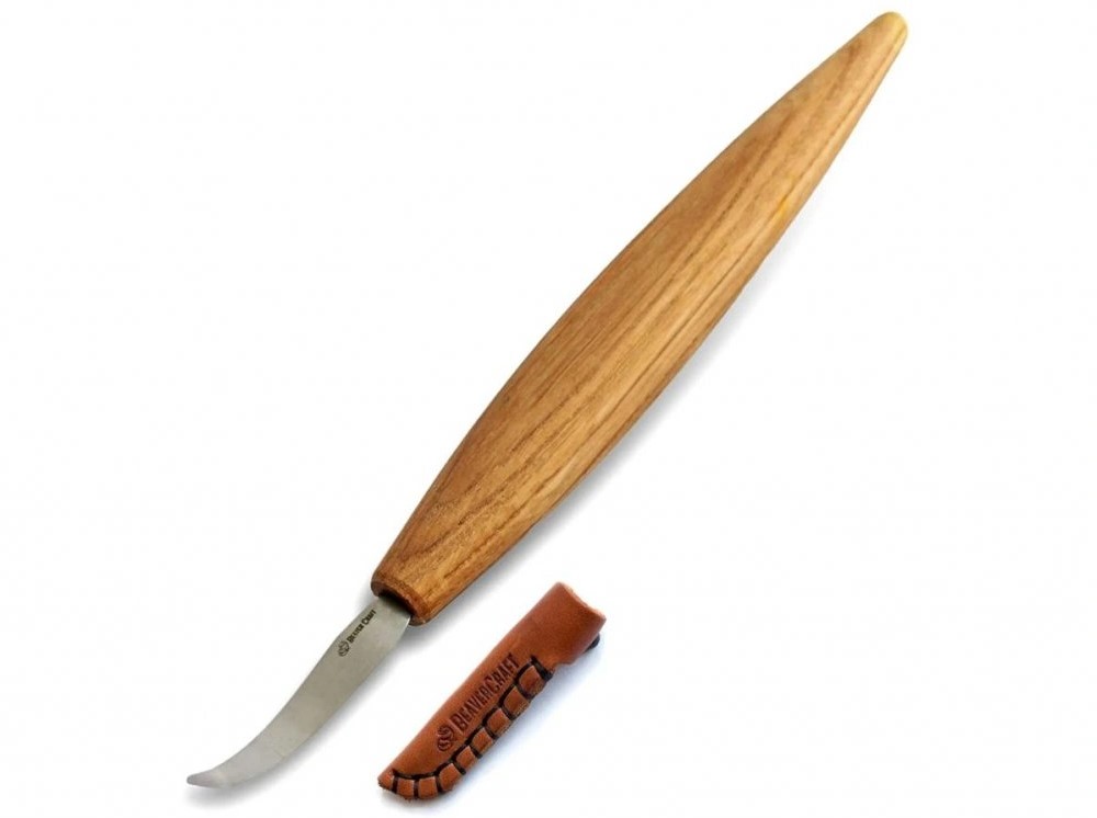 Kniv BeaverCraft SK4LS; 60 mm; för träskedssnideri (vänsterhänt)