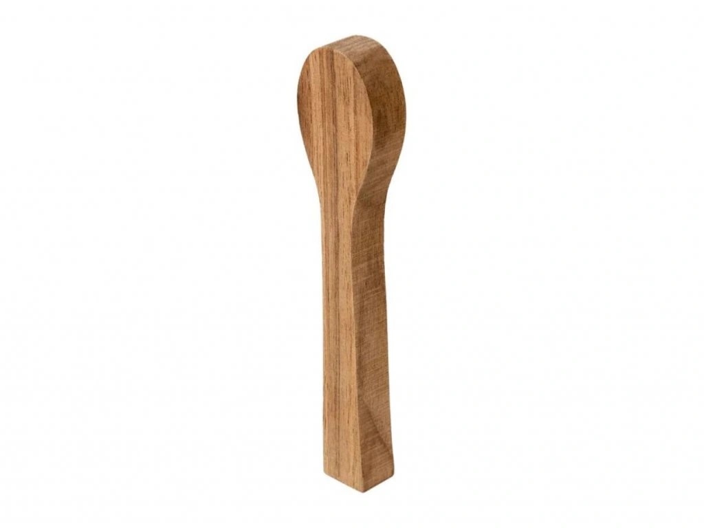 Träsked blank BeaverCraft B6 walnut; 155x50x20 mm; för snidning