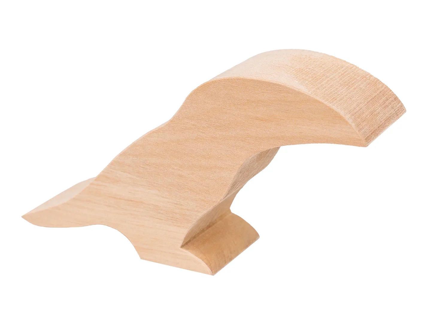 Träskiva - mall BeaverCraft Bird Toucan; 190x105x50 mm; för snidning