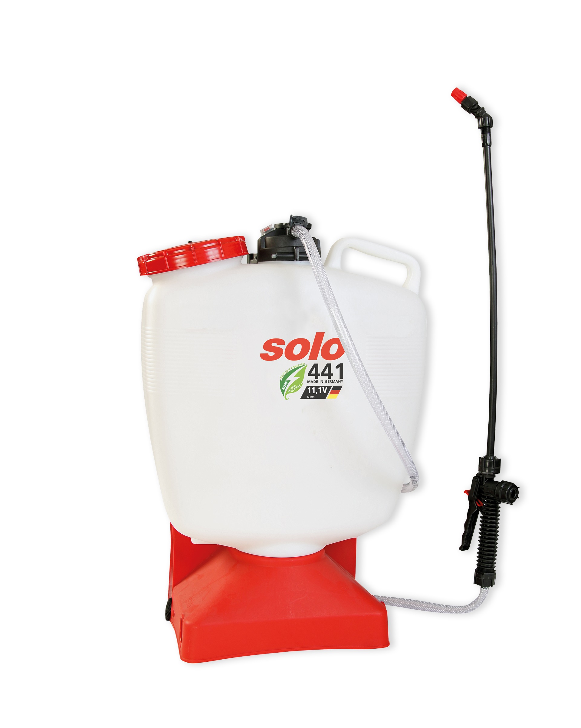 Batteridriven spruta Solo 411; 10 l; 11,1 V; 1x2,5 Ah batt.