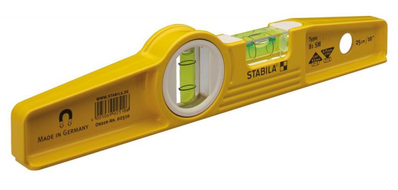 Magnetiskt vattenpass Stabila 81 SM; 25 cm