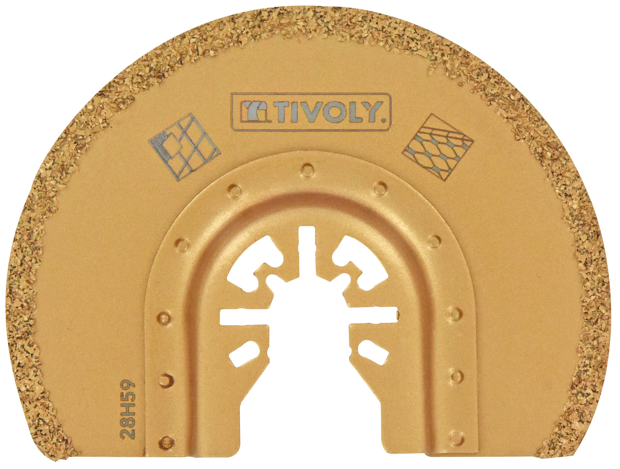 Halvrund segmentsågklinga Tivoly XT512520002; 87 mm
