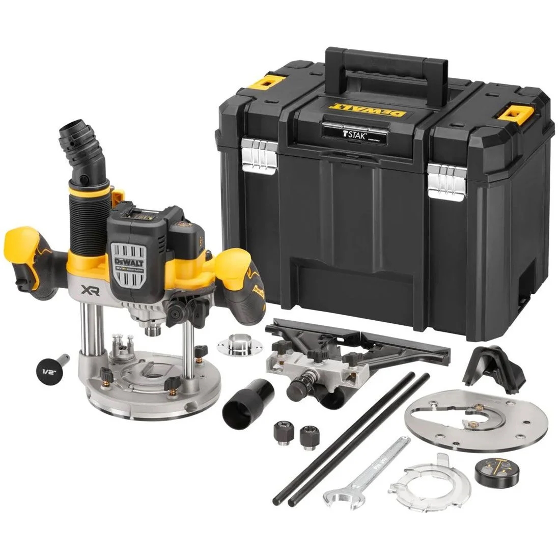 Handöverfräs DeWalt DCW620NT-XJ; 18 V (utan batteri och laddare)