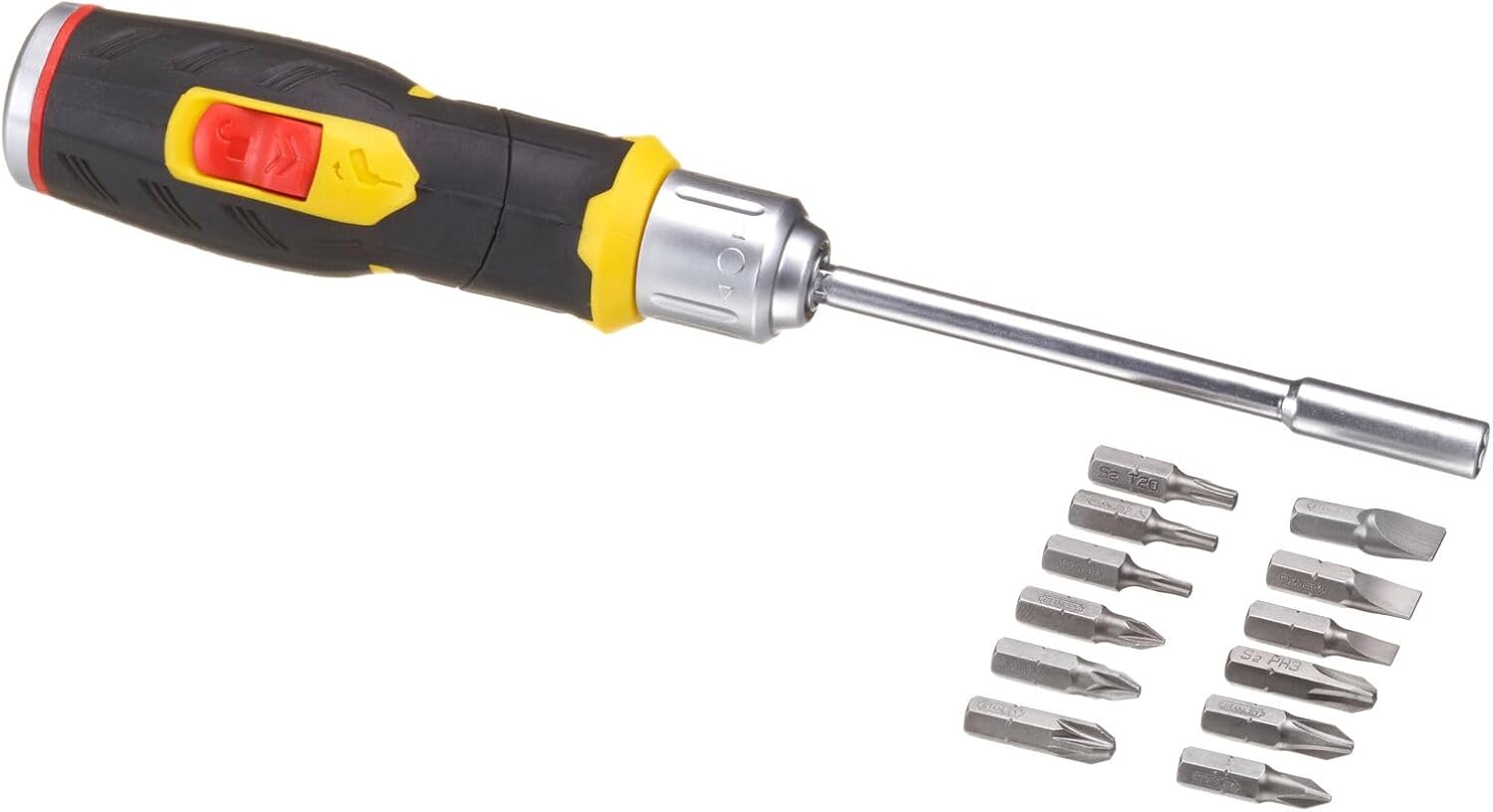 Skruvmejselskaft Stanley FMHT0-62691 + Bits spår