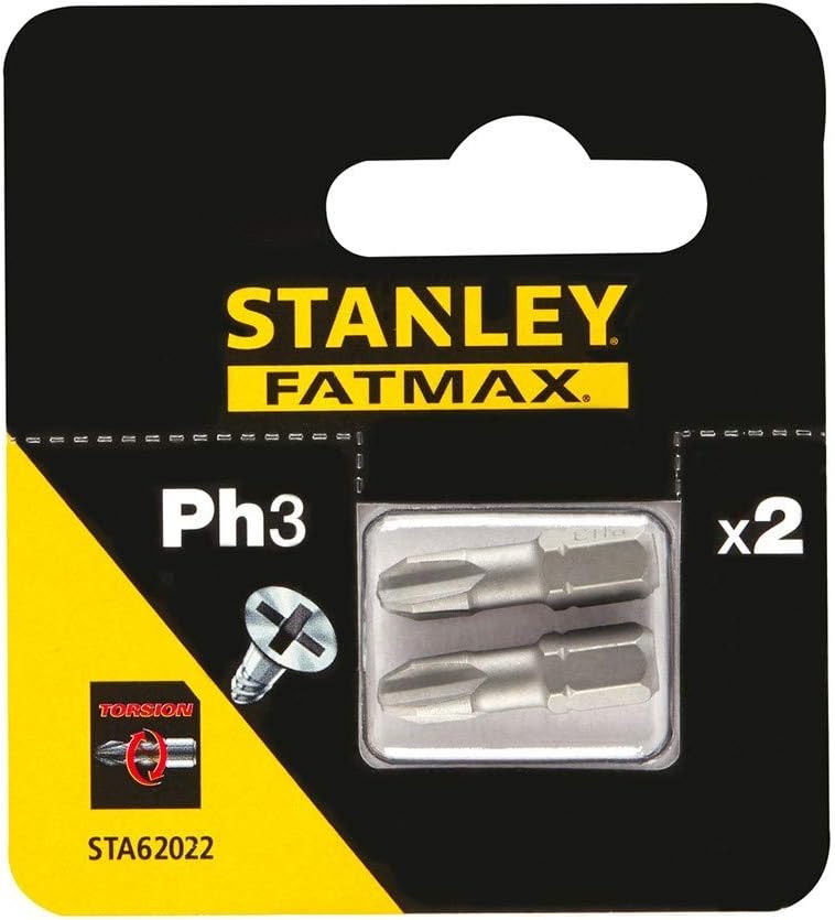 Hylsnyckel Stanley STA62022-XJ; PH3; 2 st.