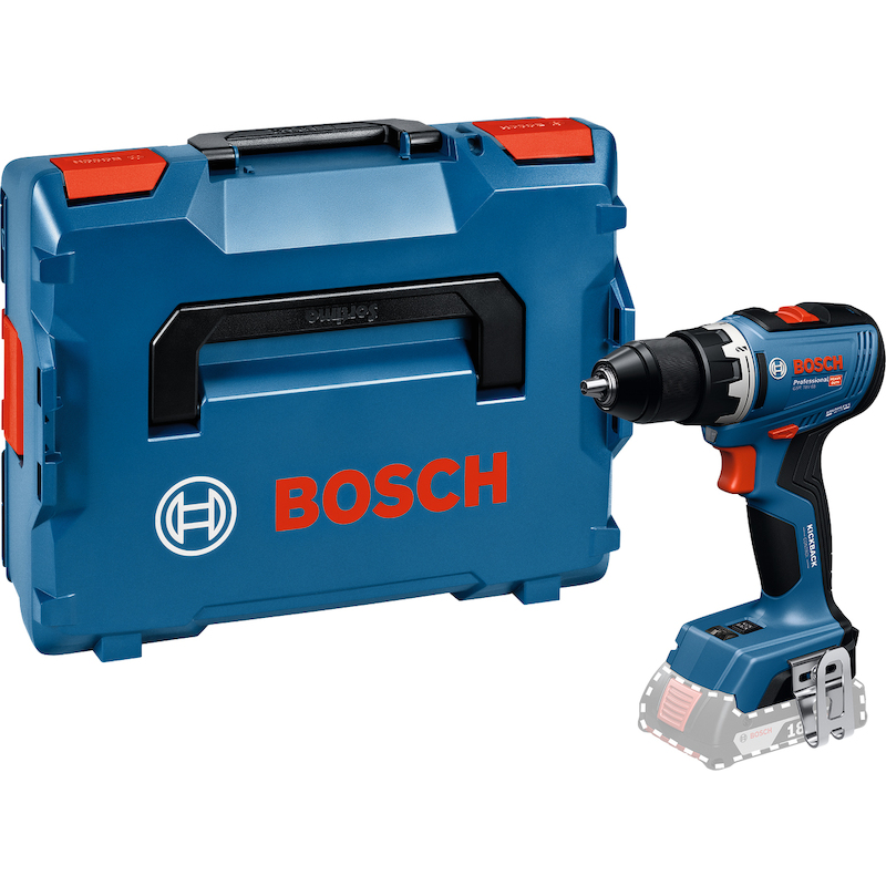 Skruvdragare/borr Bosch GSR 18V-65 Professional; 18 V (utan batteri och laddare) + L-BOXX