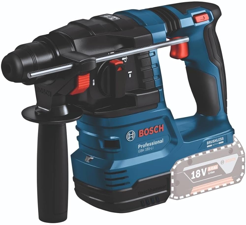 Borrhammare Bosch GBH 18V-18 Professional; 1,5 J; SDS plus (utan batteri och laddare)