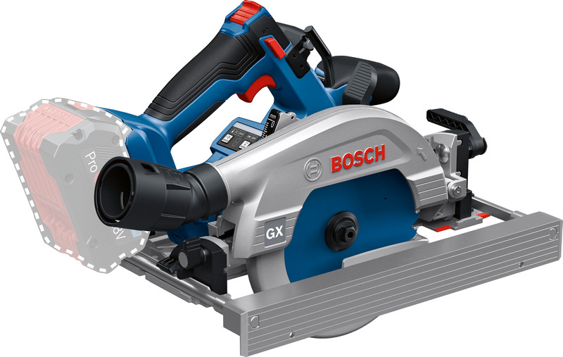 Batteridriven cirkelsåg Bosch GKS 18V-57-2 GX Professional; 18 V  (utan batteri och laddare)