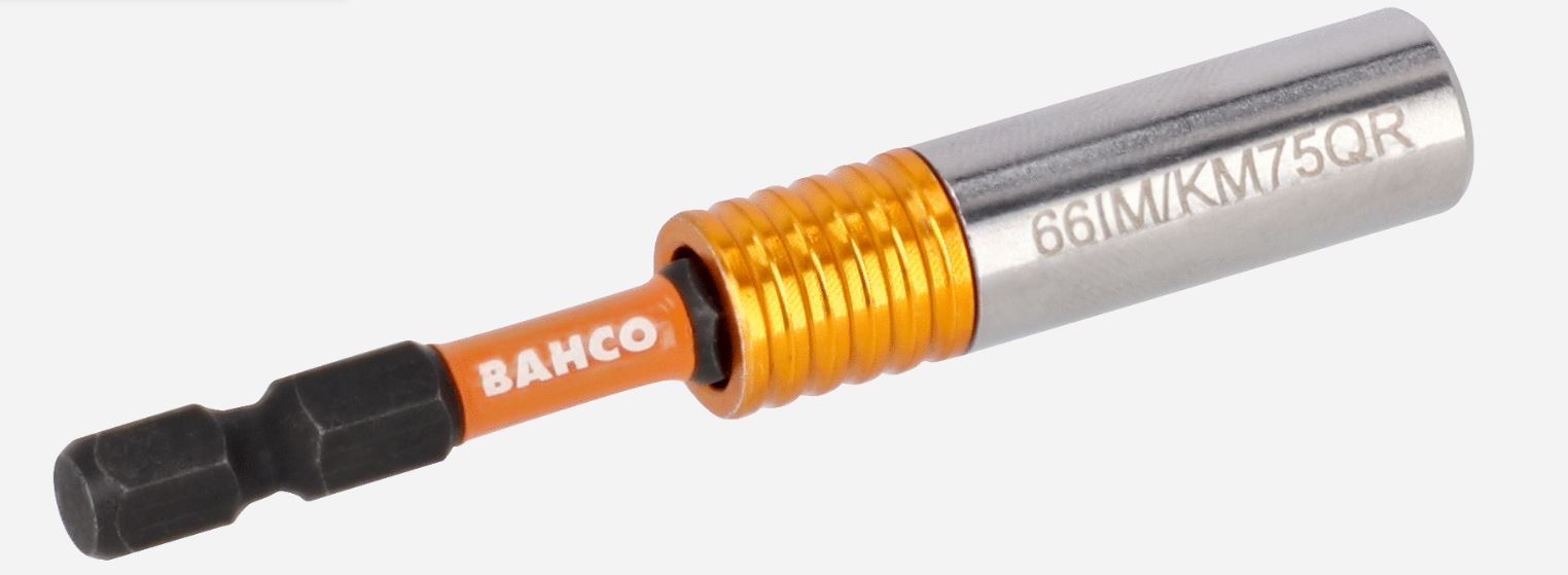 Magnet-bitshållare Bahco 66IM/KM75QR-1P; 1/4''; 75 mm