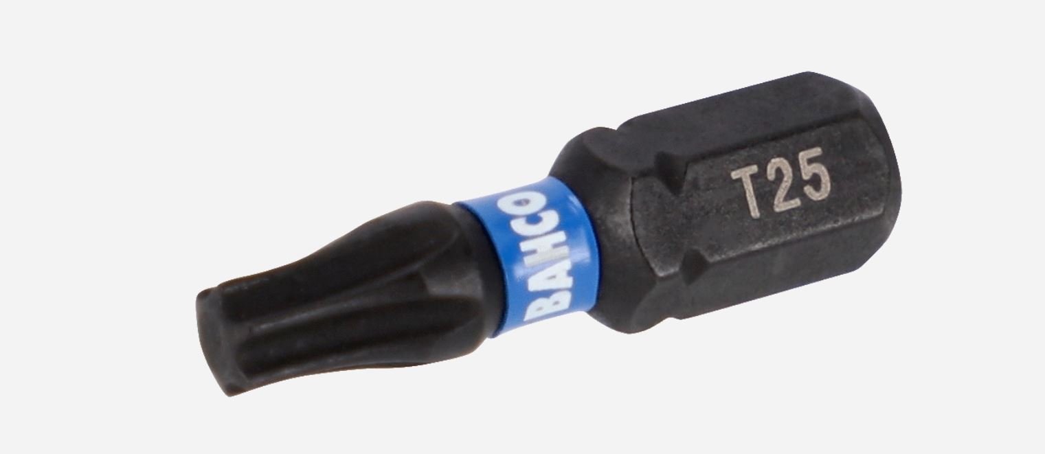 Impulsvridmunstycke Bahco 66IM/T25C-10P; T25; 25 mm; 10 st.