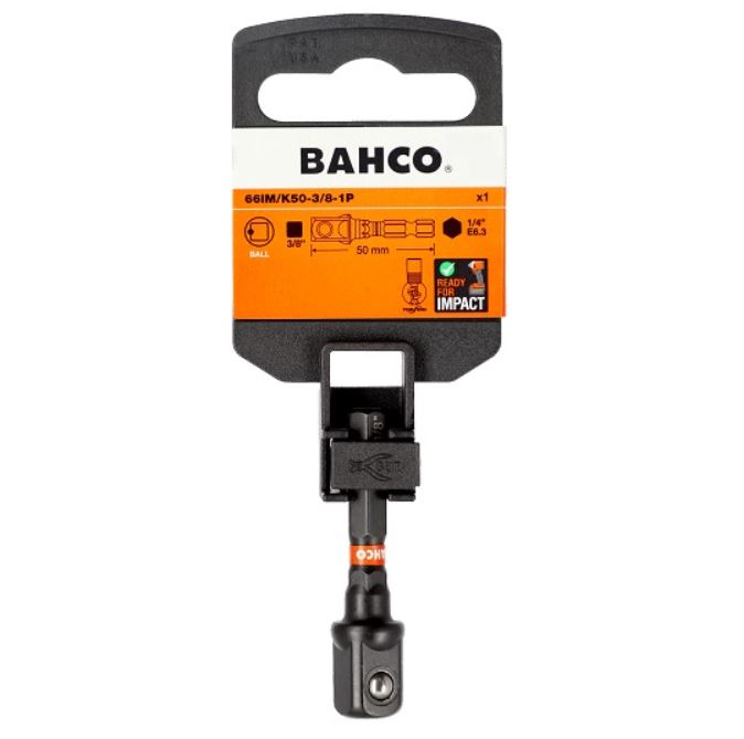 Impact Head Adapter Bahco 66IM/K50-3/8-1P; 1/4''-3/8''