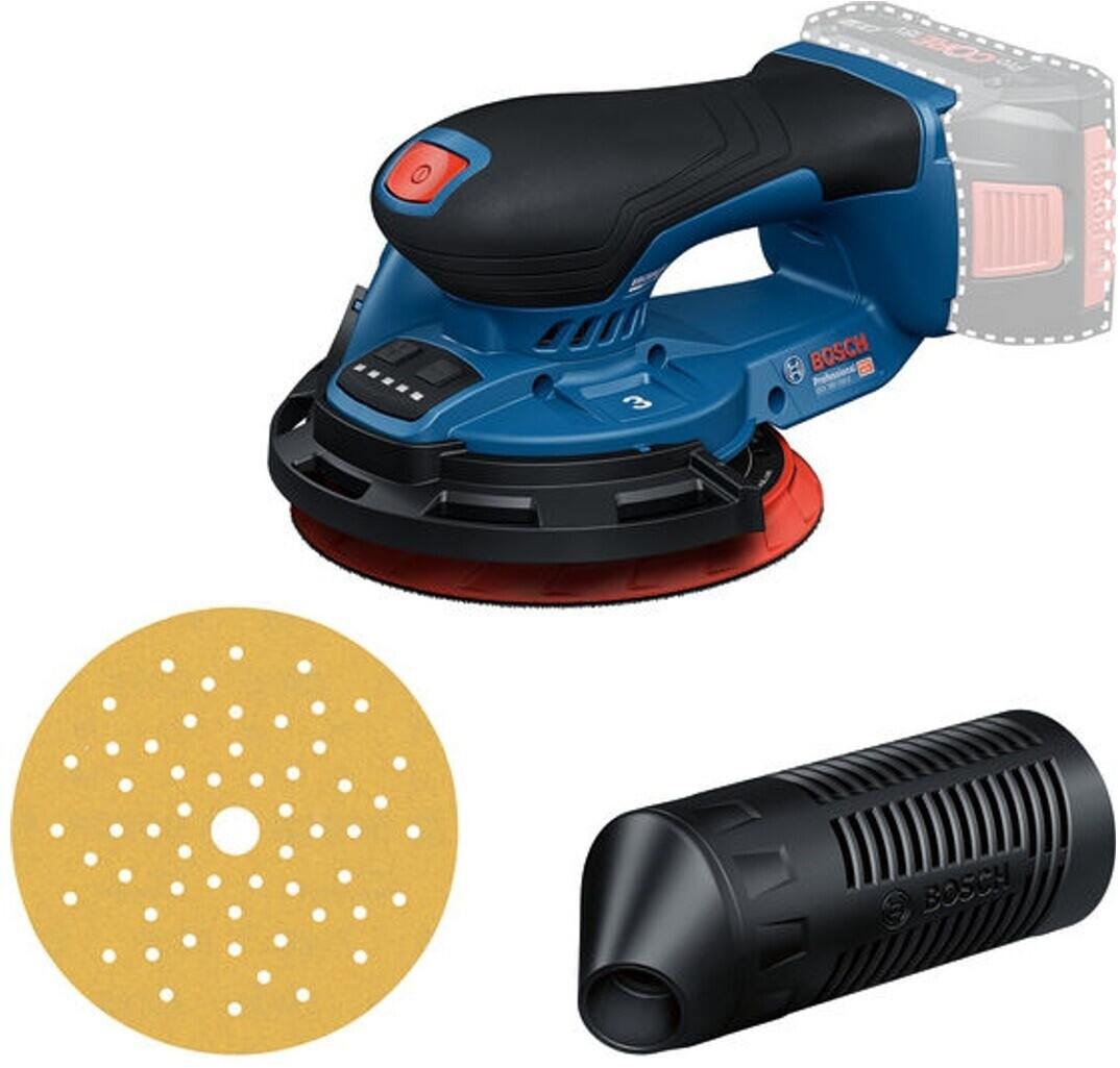 Excenterslip Bosch GEX 18V-150-3 Professional; 18 V (utan batteri och laddare) + L-BOXX 162