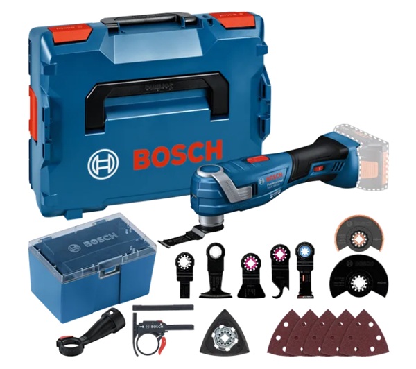 Flerfunktionsverktyg Bosch GOP 18V-34 Professional; 18 V (utan batteri och laddare) + L-BOXX 136