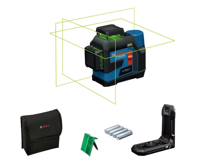 Korslinjelaser Bosch GLL 12V-100-33 CG Professional