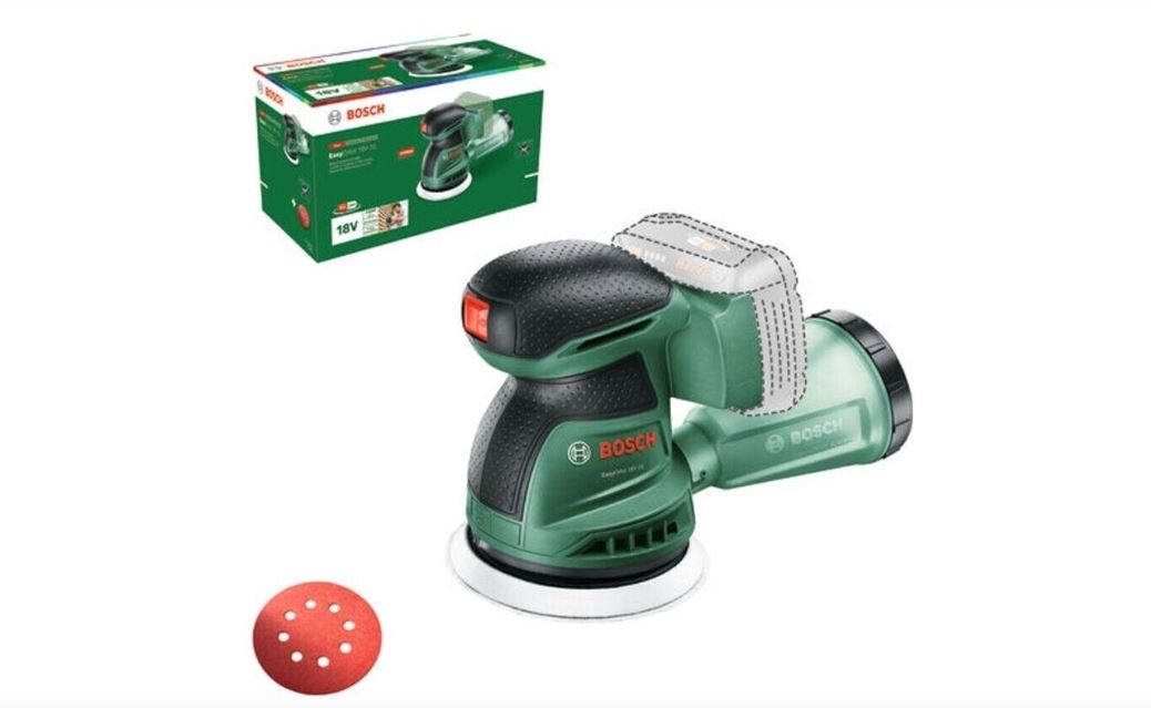 Excenterslip Bosch EasyOrbit 18V-10; 18 V (utan batteri och laddare)