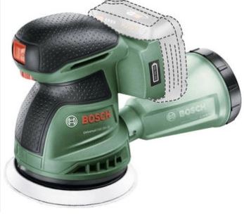 Excenterslip Bosch EasyOrbit 18V-10; 18 V; 1x2,0 Ah batt.