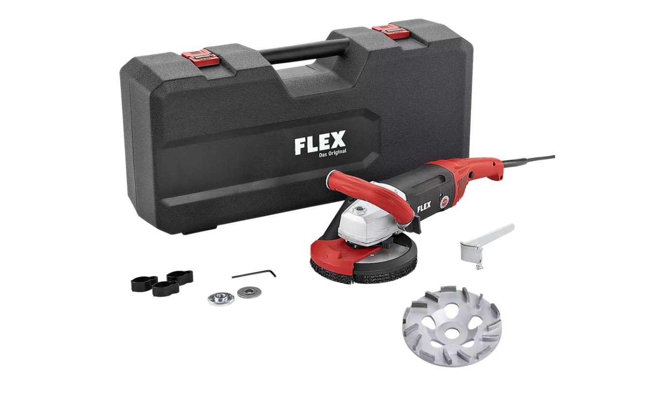 Betongslip Flex LD 18-7 150 R, TH-Jet; 1750 W + tillbehör