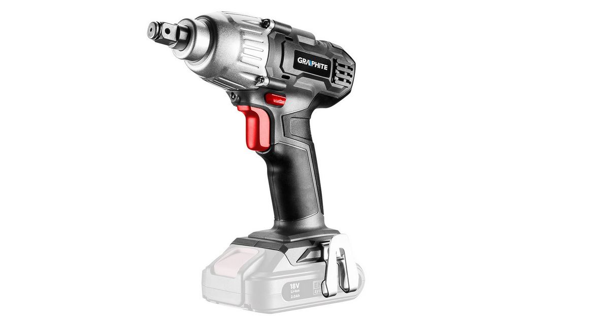 Slagmutterdragare Graphite 58G018; 18 V (utan batteri och laddare)