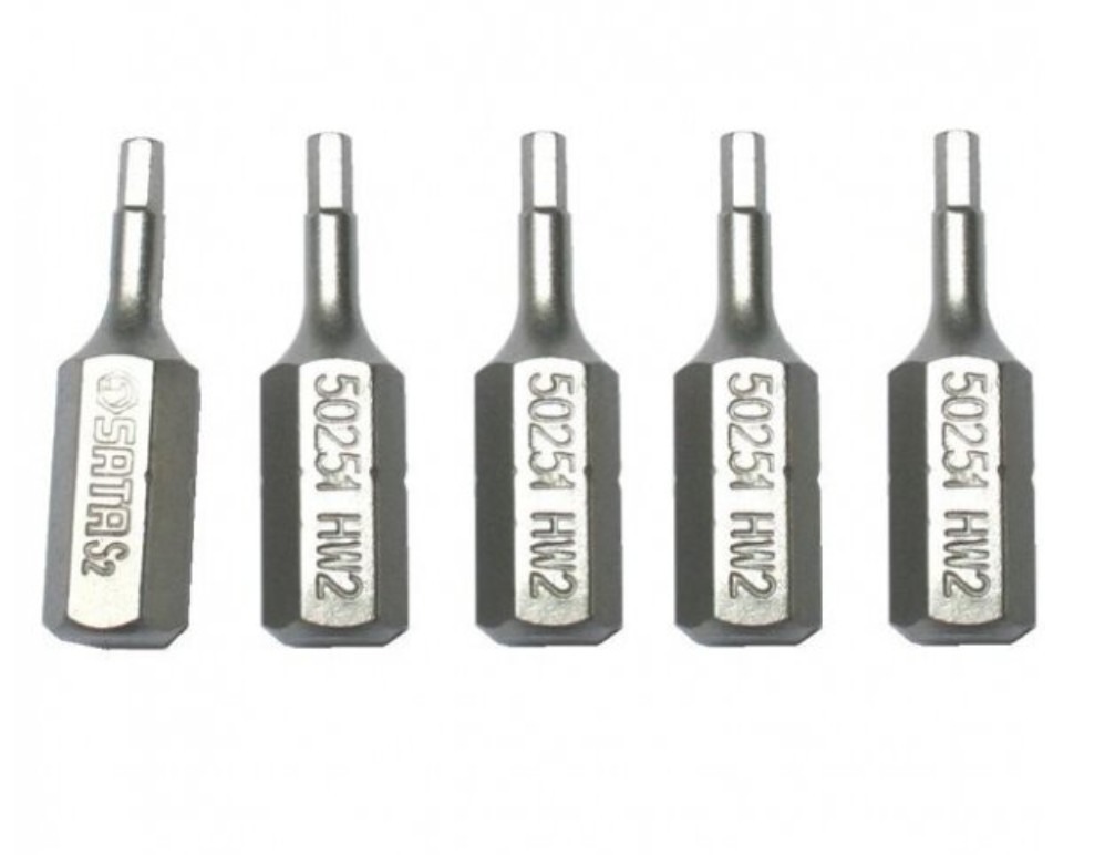 Bits spår Sata S59255; 1/4''; 5 mm; 5 st.