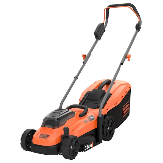 Gräsklippare Black & Decker BCMW3318L2-QW; 18 V; 2x2,5 Ah batt. + laddare
