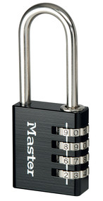 Låsa MasterLock 7640EURDBLKLH; 40 mm