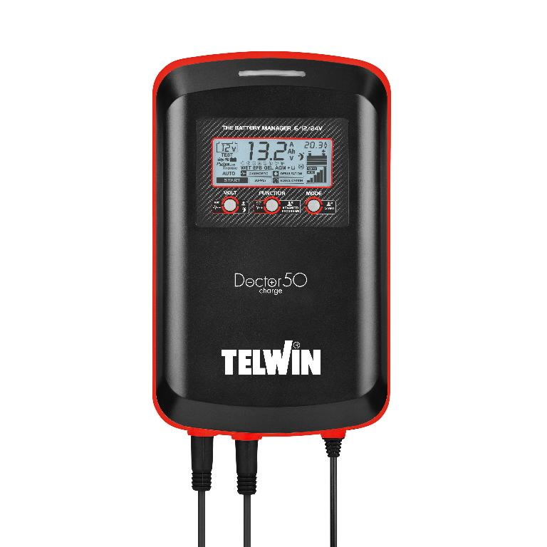 Laddare Telwin Doctor Charge 50; 6/12/24 V