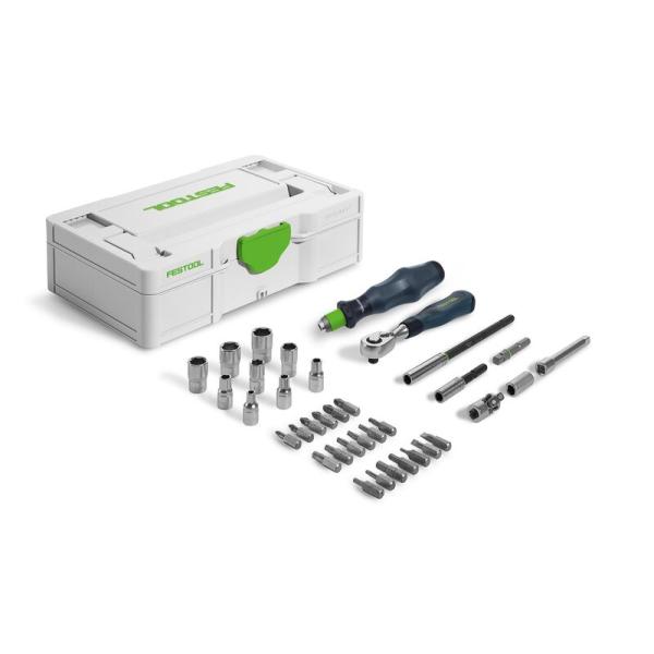 Verktygspaket Festool SYS3 S 76-1/4''-CE RA; 37 st.