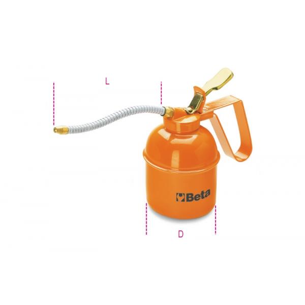 Fettspruta  Beta 1751N/500; 500 ml