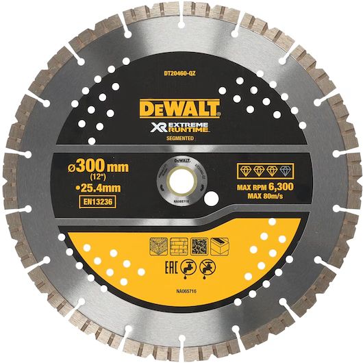 Diamantkapskiva DeWalt DT20460-QZ; 300x25,4 mm