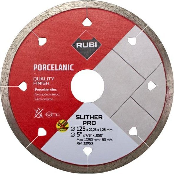 Diamantkapskiva Rubi SLITHER 125 PRO; 125 mm