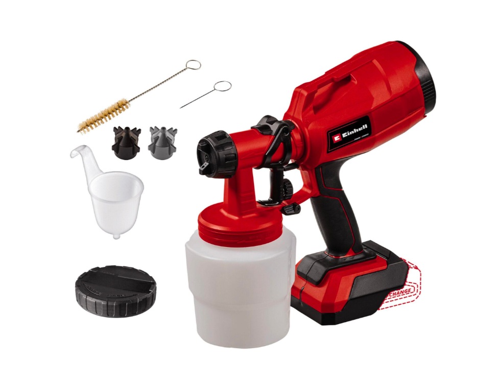 Färgspruta Einhell TC-SY 18/60 Li-Solo; 18 V; 0,8 l (utan batteri och laddare)